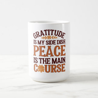 Gratitude & Peace Mug - Customisable