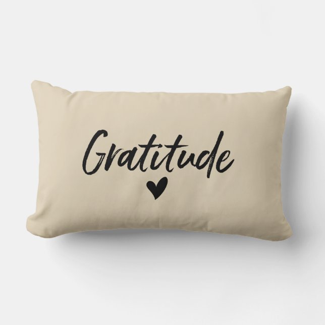 GRATITUDE pillow (Front)