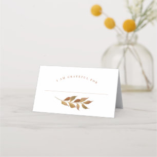 Gratitude Place Cards Thanksgiving Friendsgiving