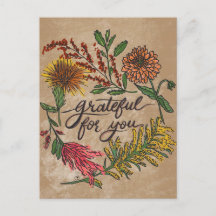 Gratitude Postcard Set | November Snail Mail | Tha