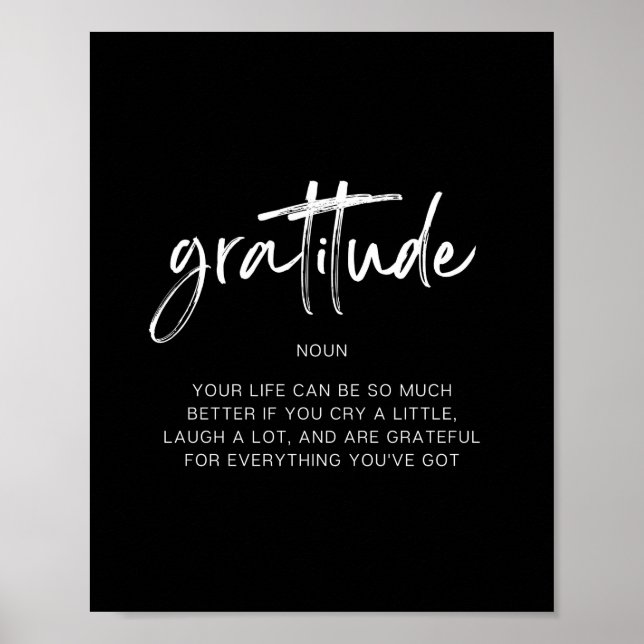 Gratitude Poster (Front)