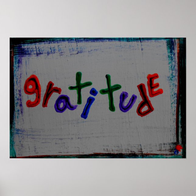 "gratitude" posters (Front)
