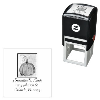 Gratitude Pumpkin Self-inking Stamp