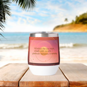 Gratitude Remains™: Carry Love Daily Drinkware Gif