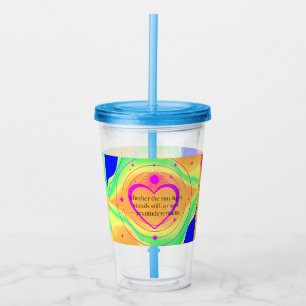 Gratitude Remains™: Love & Intention Inspiration Acrylic Tumbler