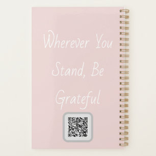 Gratitude Remains: Stillness Holds Gratitude Dai Planner