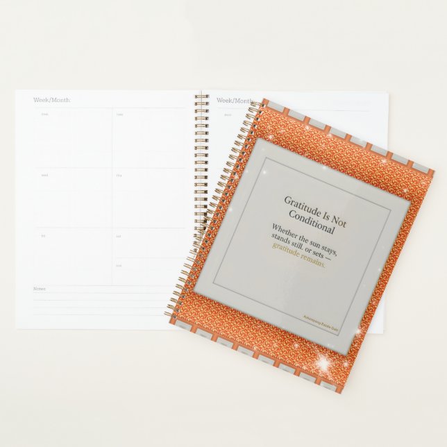 Gratitude Remains: Wherever You Stand, Be Grateful Planner (Display)