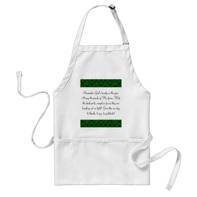 Gratitude! Standard Apron (Front)