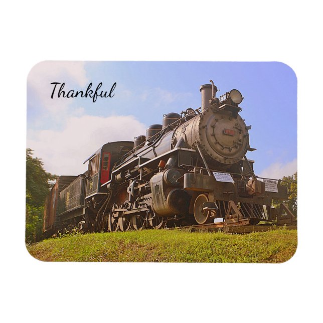 Gratitude Steam Train Magnet (Horizontal)