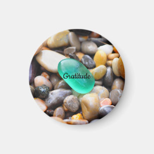 Gratitude Stone Fridge Magnet