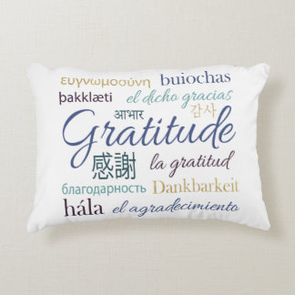 Gratitude Throw Pillow
