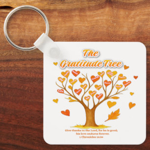 'Gratitude Tree' Keychain