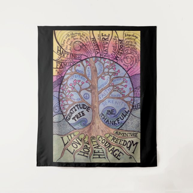Gratitude Tree Tapestry (Front)