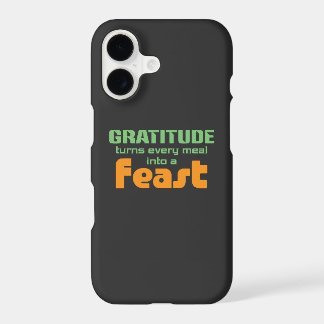 Gratitude Turns Every Meal Into A Feast (Back)