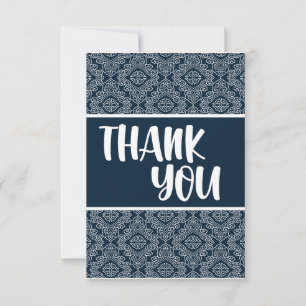 Gratitude Unleashed: A Heartfelt Pattern Thank You Card