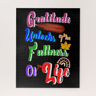 Gratitude Unlocks The Fullness Of Life Jigsaw Puzzle