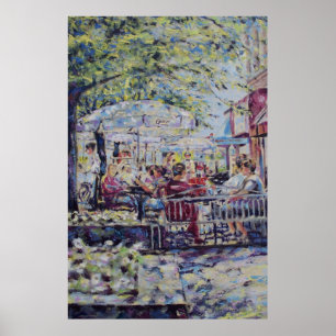 Gratzi's Main Street Summer scene Poster