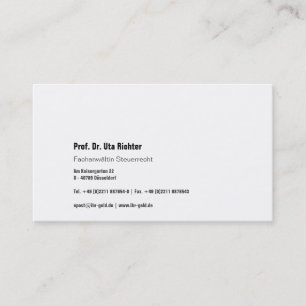 grau schwarz rosa Visitenkarte Business Card