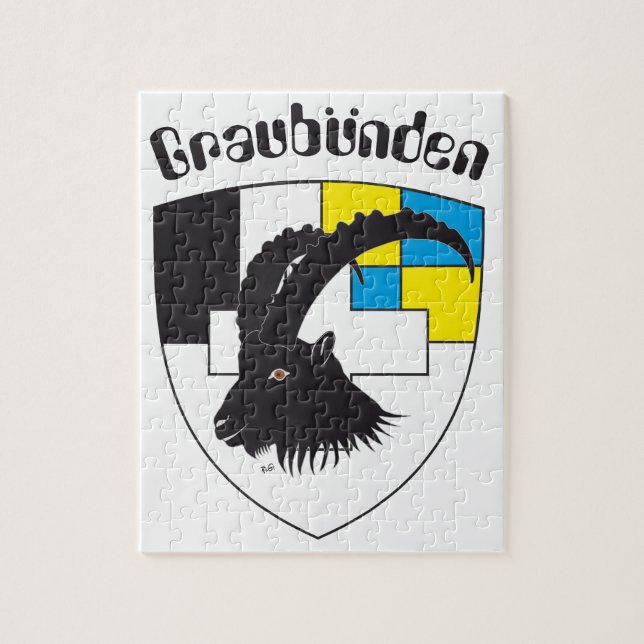 Graubuenden Schweiz Puzzle (Vertical)