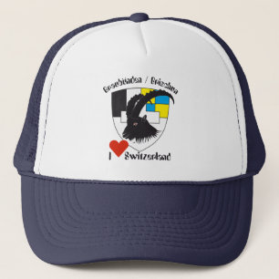 Graubünden Schweiz Mütze Trucker Hat