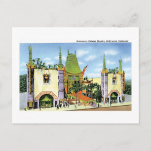 Grauman's Chinese Theatre, Hollywood, Ca Postcard
