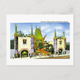 Grauman's Chinese Theatre , Hollywood Postcard