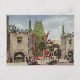 Grauman's Theatre Wedding Escort Card Postcard