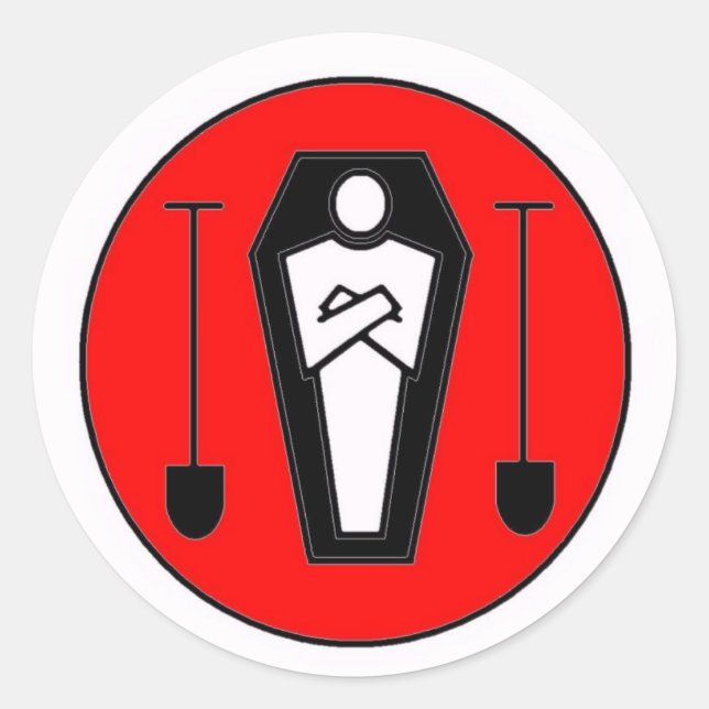 Grave Diggers Union 13 Classic Round Sticker (Front)