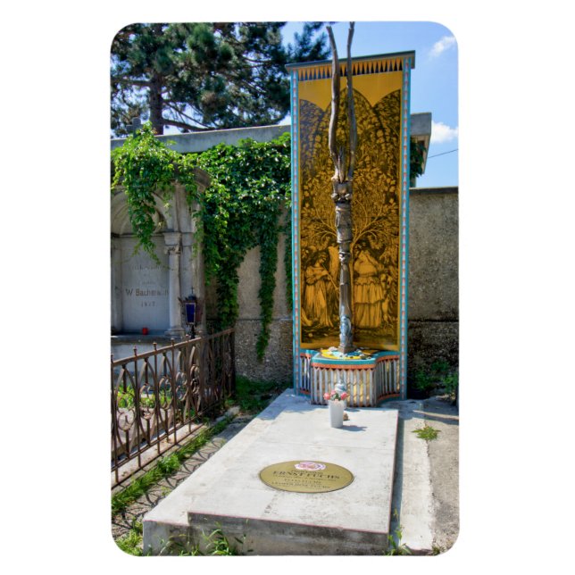 Grave Of Ernst Fuchs Magnet (Vertical)