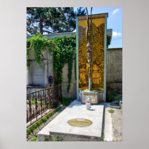 Grave Of Ernst Fuchs Poster