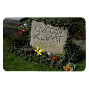 Grave Of Gustav Klimt Magnet