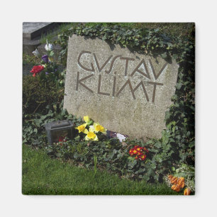 Grave Of Gustav Klimt Magnet