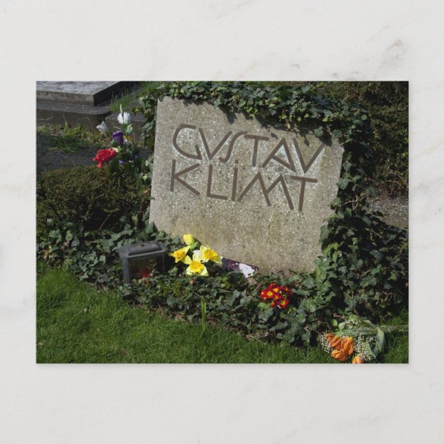 Grave Of Gustav Klimt Postcard (Front)