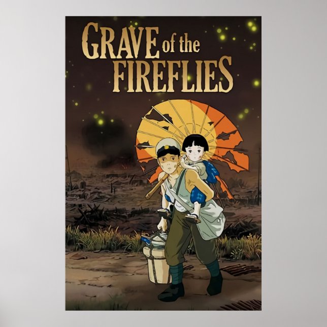 Grave Of The Fireflies Poster (Front)
