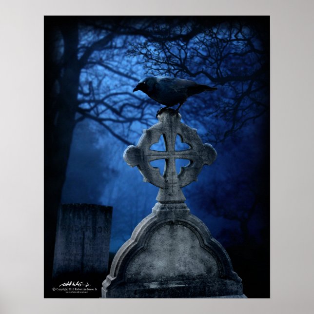 Grave Raven 16x20 Poster (Front)