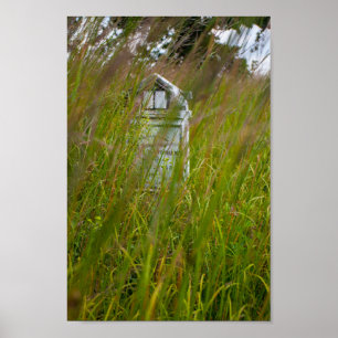 Grave, Smith Cemetery State Nature Preserve, Ohio Poster