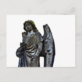 Grave Statue Postcard