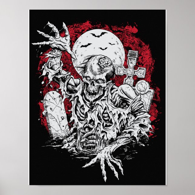 Grave Zombie Poster (Front)