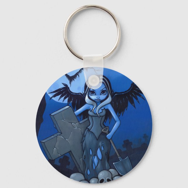 "Gravedigger" Keychain (Front)