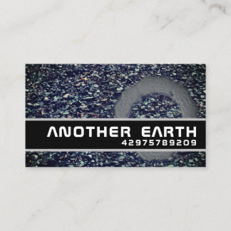 Gravel and cement Another Earth Business Card