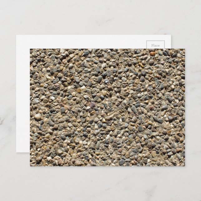 Gravel and Sand Rock Nature Photography Postcard (Front/Back)