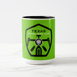 Gravel Bike Club Rider Two-Tone Coffee Mug
