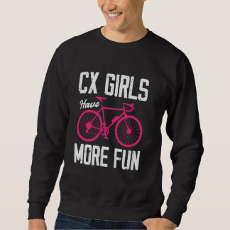 Gravel Bike Cyclocross With Cyclocross Bicycle Sweatshirt