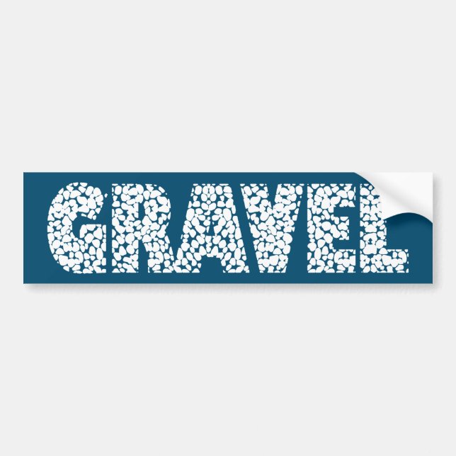 Gravel Cycling Bumper Sticker (Front)