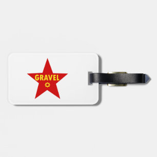 Gravel Cycling Star Luggage Tag