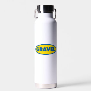 Gravel Cycling Yellow Logo Water Bottle