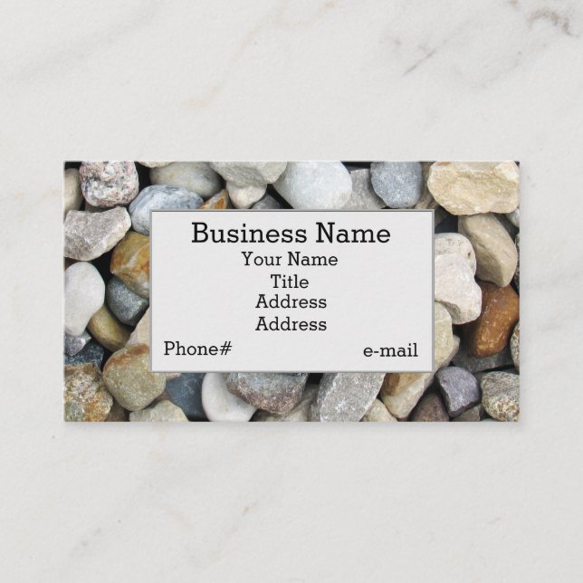 Gravel Design Business Card (Front)