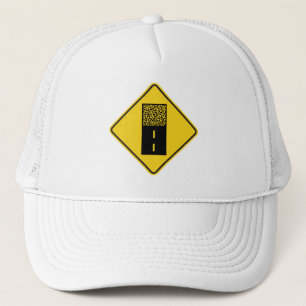 Gravel Road Sign Trucker Hat