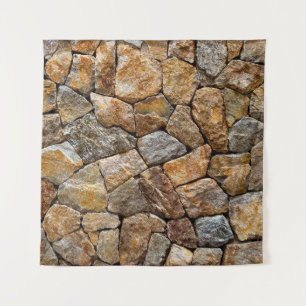 Gravel small stone wall tapestry