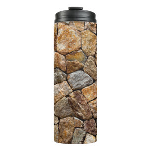 Gravel small stone wall thermal tumbler